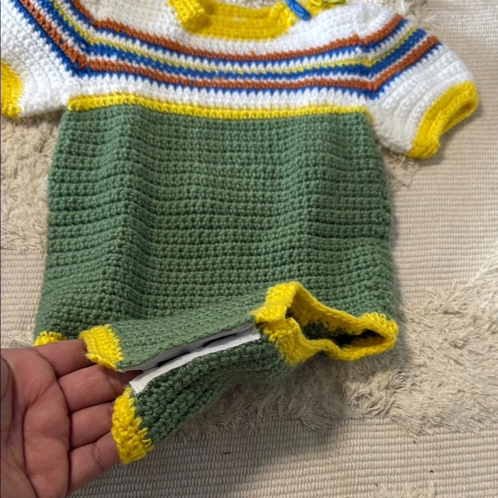 Handmade Crochet Baby Outfit